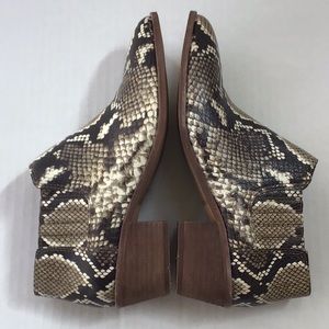 Madewell Sonia Leather Snakeskin Chelsea Boot